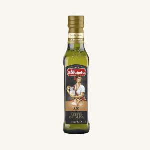 La Española Olio extravergine di oliva aromatizzato all'aglio (al ajo), dell'Andalusia, bottiglia da 250 ml